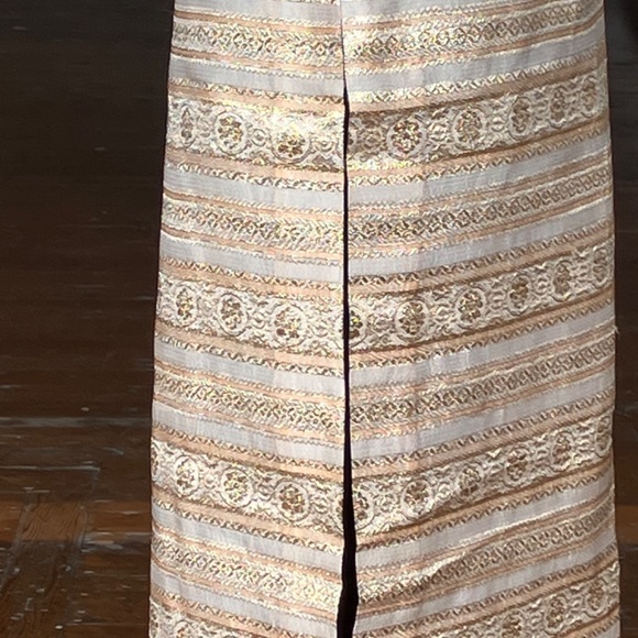 Custom made gold and metallic gold thread tunic top - Picture 5 of 11